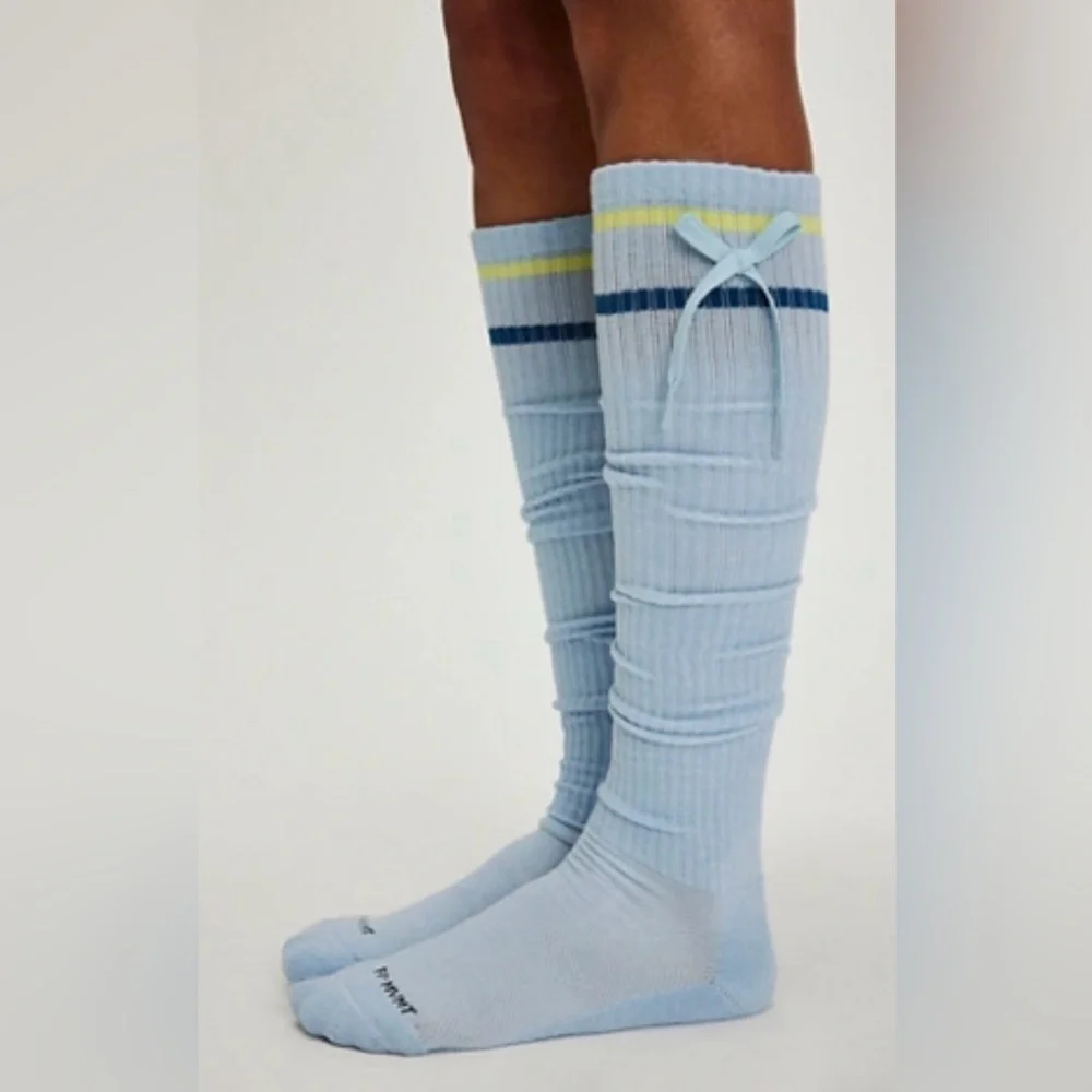 NWT Free People Foul Shot Knee High Socks